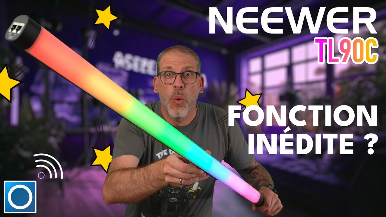 NEEWER TL90C – Ce TUBE LED RGB a une Chose Que les Autres n'ont Pas ! 🌈