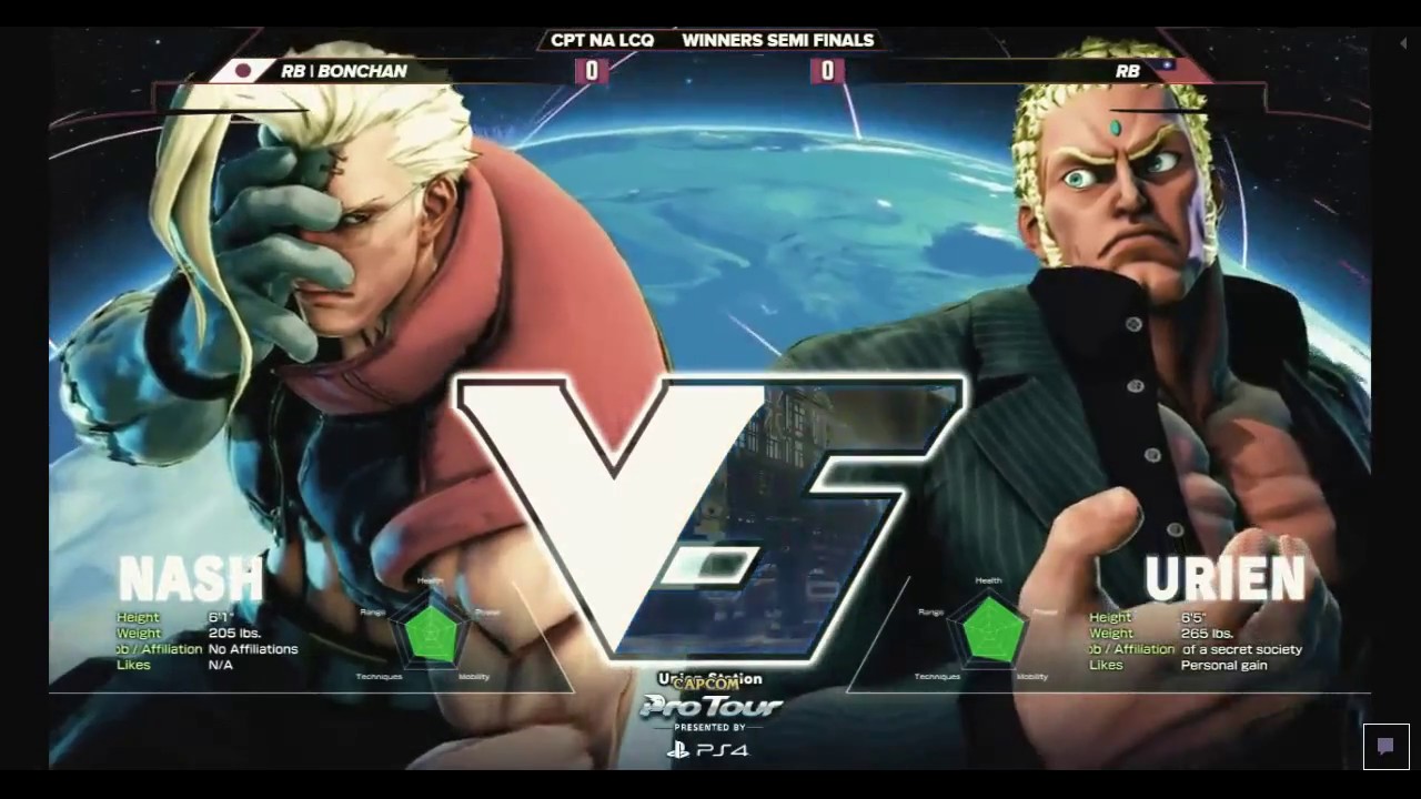 BONCHAN (Nash) vs. RB (Urien) | Capcom ProTour