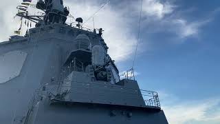 護衛艦あたご 5インチ砲 ファランクス 動作デモ