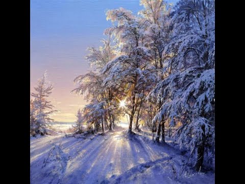 "Зимы природный макияж..."  Волшебный  мир зимних пейзажей Виктора Юшкевича.