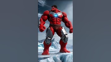 Iron Red Hulk #shorts #trending #ytshorts #avengers #mcu #ironman #transformers #ai #robot