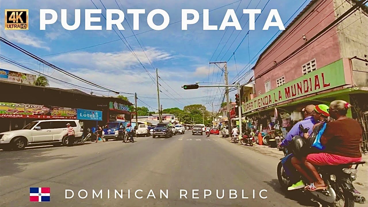 Driving from Sosua to Puerto Plata Dominican Republic 4K