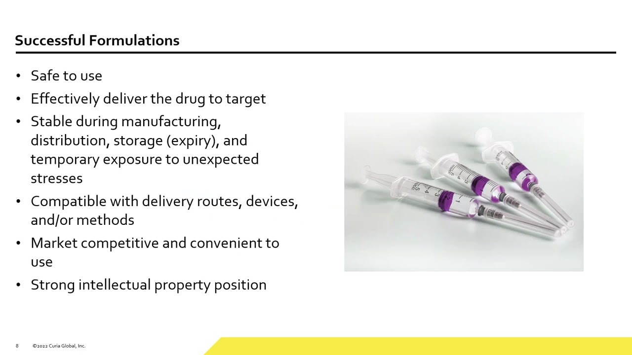 Curia Webinar - Building Efficiency into Biologics Formulations Development
