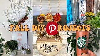 Pinterest FALL DIY Projects Using Dollar Tree Items and Cricut Maker
