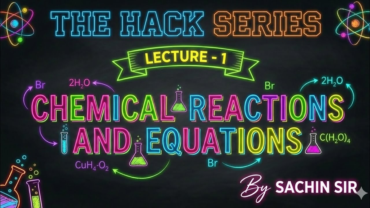 Chemical reactions explained simply for Class 9–10. Learn concepts fast and score high in Science!