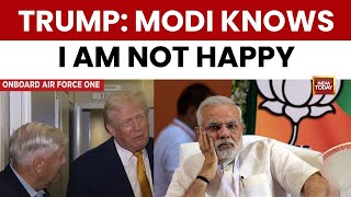 Donald Trump Warns India On Russian Oil Modi Wanted To Make Me Happy, But Tariffs Are An Option