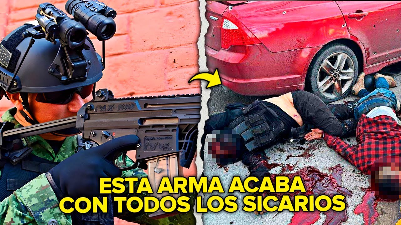 El ARMA que ACABA con LOS NARCOS Sax200 YouTube
