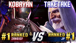 Sf6 Kobayan Ranked Zangief Vs Taketake-Piano Ranked Jp High Level Gameplay