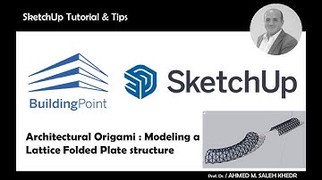 Architectural Origami(2) : Modeling a Lattice Folded Plate structure