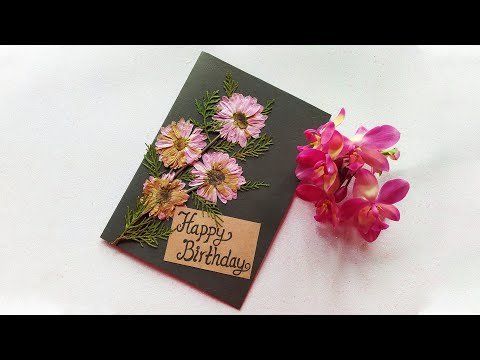 Video: How To Make A Blotter Paper Card With Flowers
