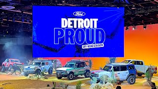 Ford Off Road Event At The 2026 Detroit Auto Show + Bronco RTR Unveiling!