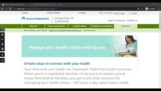 kaiser medicare login