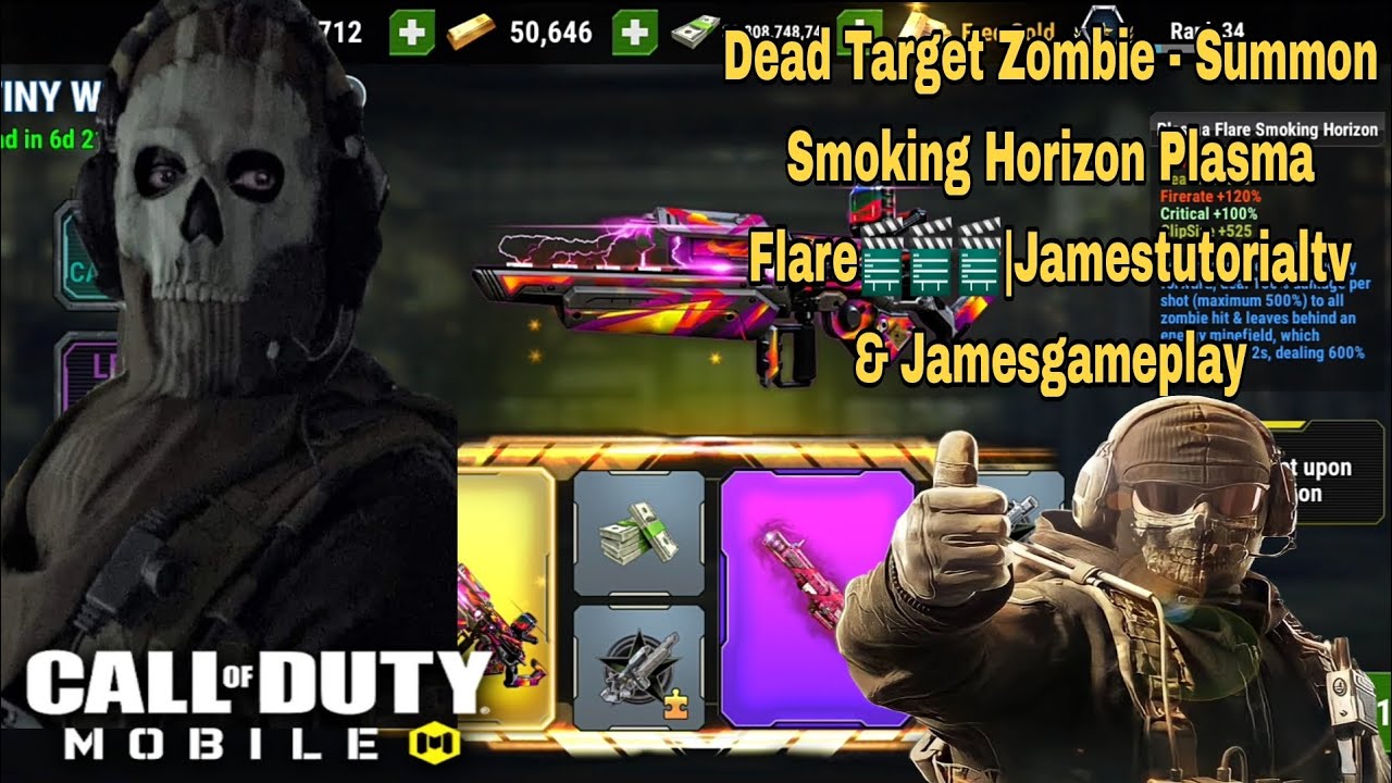 Dead Target Zombie - Summon Smoking Horizon Plasma Flare🎬🎬🎬|Jamesgameplay
