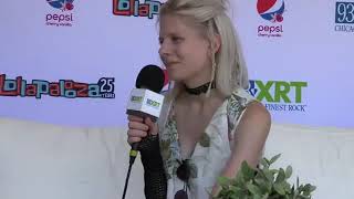 20160731 - AURORA - Interview for 93XRT at Lollapalooza Chicago