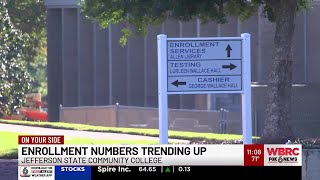 Enrollment numbers trending up Jefferson State Community College