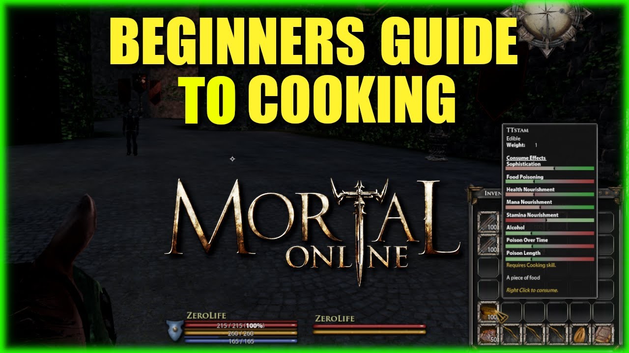 Mortal Online: Beginners Cooking Guide - YouTube