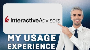 Interactive Advisors Robo advisor Review | Usage Experience