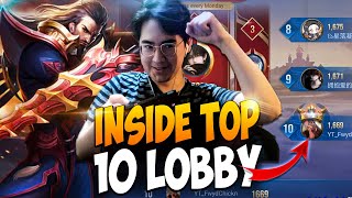 I HIT TOP 10 PEAK! THIS IS WHAT A TOP 10 PEAK LOBBY IS LIKE?!?! | Honor of Kings