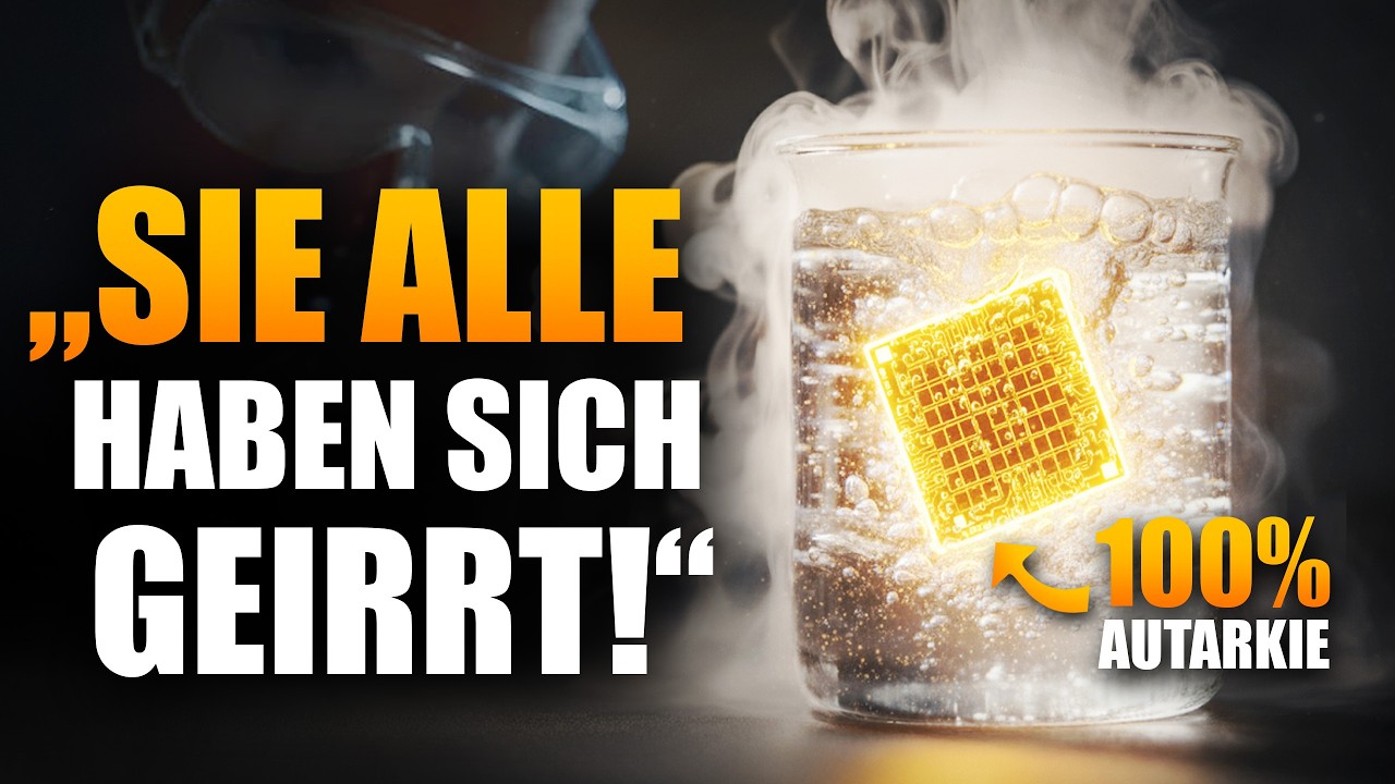 Nie wieder Akkus: 110-jährige H2-Solarzelle liefert Wasserstoff!