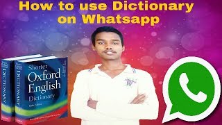 How to use Dictionary on Whatsapp screenshot 2