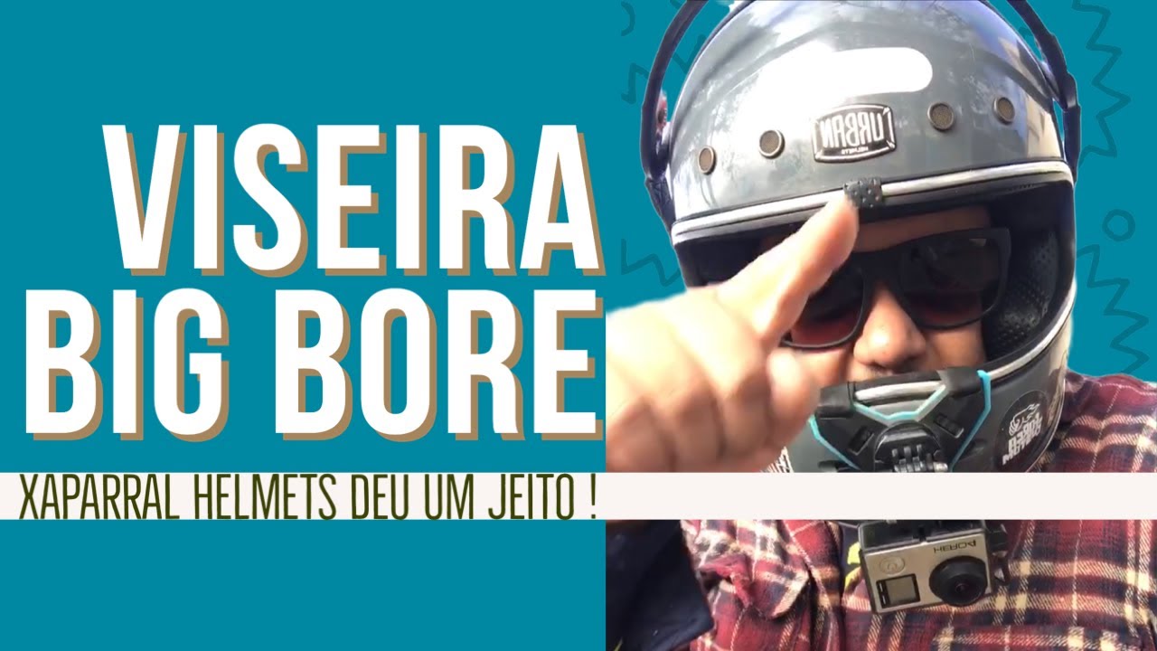 VISITA AO XAPARRAL HELMETS - TROCA DA VISEIRA DO CAPACETE URBAN BIG BORE - FORÇA CUSTOM