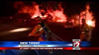 Deadly Northern California wildfire incinerates homes
