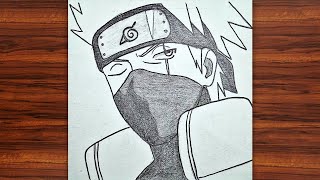 Kakashi face drawing Step-by-Step | Very Easy Kakashi hatake drawing  screenshot 5