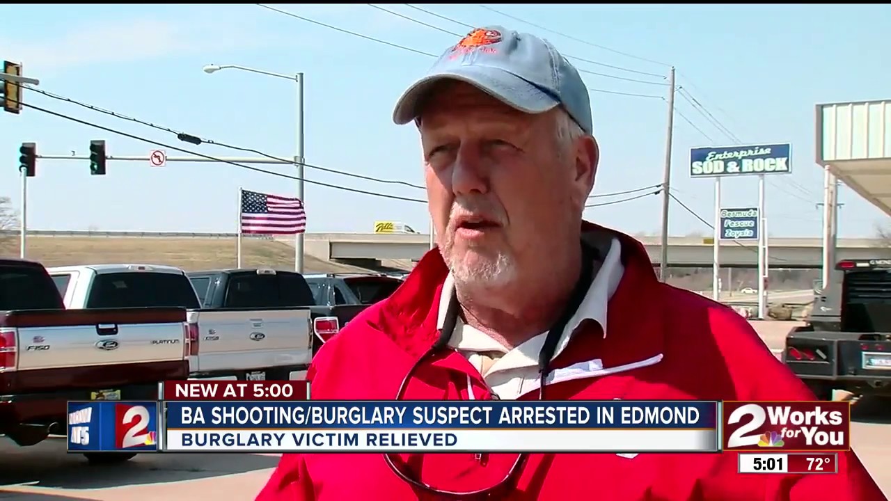 Broken Arrow shooting/burglary suspect arrested in Edmond - YouTube