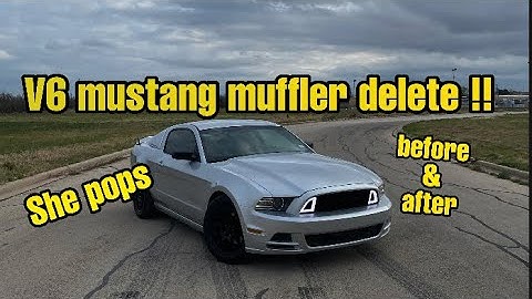 2014 mustang muffler delete