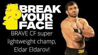 Interview with BRAVE CF super lightweight champion, Eldar Eldarov!