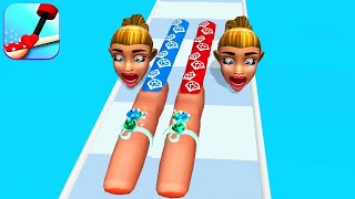 Nail stack run🌈🔥💅 | Nail stack run game | Nail Stack run gameplay | #game#gameplay screenshot 5