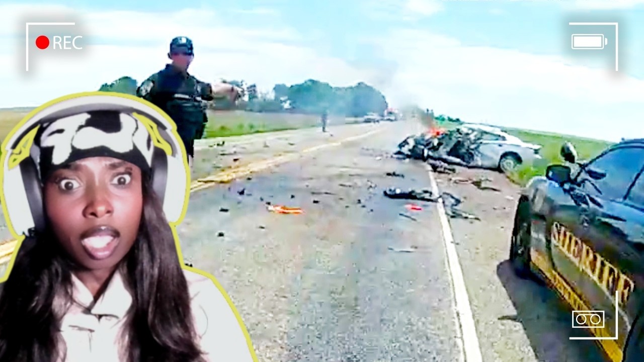 130 MPH Police Chase Ends in Total Destruction | REACTION - YouTube