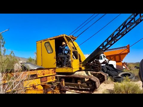 1940s Cable Crane LEFT At A Rock Mine For YEARS Will It RUN And OPERATE