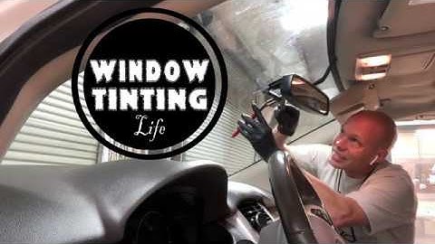 How to remove the hardest rear view mirror from a windshield.