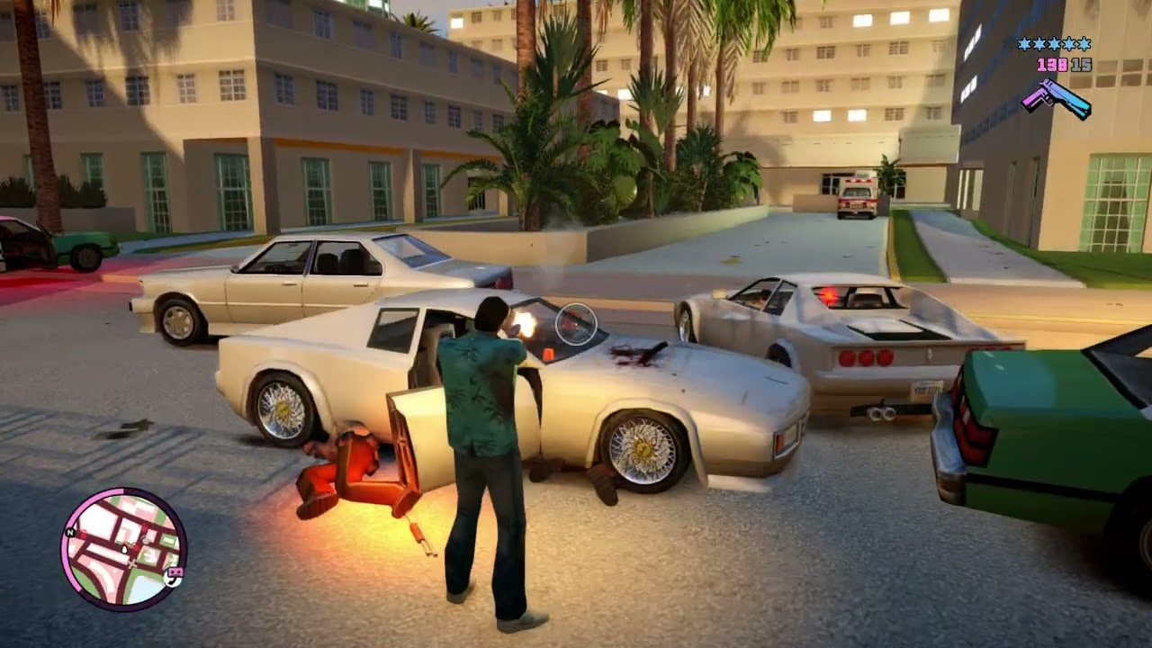 GTA Vice City Nextgen Edition SIX STAR ESCAPE Starting With NOTHING!