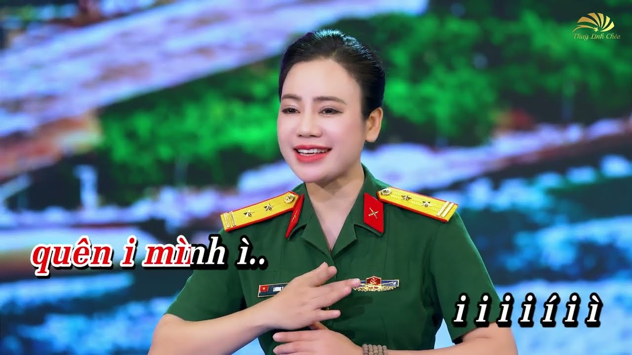 Karaoke hát chèo Một Lòng Giữ Đảo Quê Hương - điệu Chinh Phụ | Song ca hát chèo cùng Thuỳ Linh