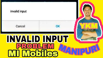 Invalid input problem in MI mobile [MANIPURI] || Matoukaramna solve tougani khanghousi