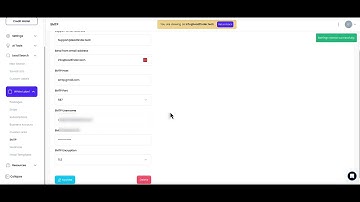 Step 17 - SMTP Settings