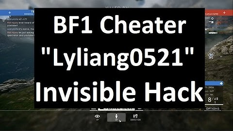 BF1 Cheater "Lyliang0521" caught cheating via spectator