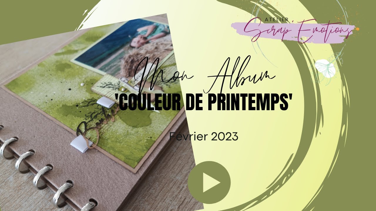 Présentation album ' Couleurs de printemps'