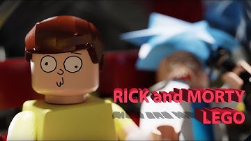 Lego Rick and Morty Spaceship and minifigs - Brickmania,
