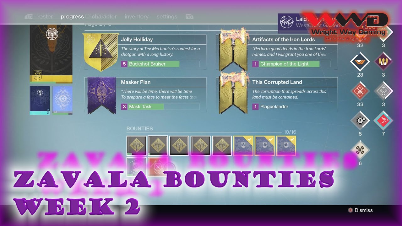 destiny game engine Destiny Rise of Iron Gameplay Zavala Bounties Week 2