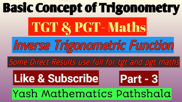 inverse trigonometric function l tgt maths l pgt maths l tgt maths 2021 l pgt maths 2021 l maths pgt