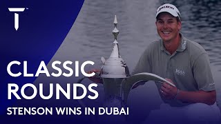 Henrik Stenson beats Tiger Woods & Ernie Els | 2007 Dubai Desert Classic | Classic Round Highlights