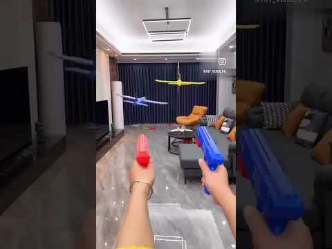 Catapult Airplane Launcher Toy | Foam Glider Gun for Kids — product video