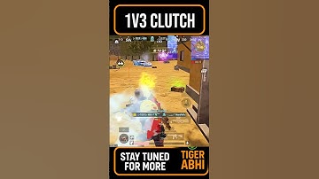 One Shot Bacha Tha… Fir Bhi 1v3 Clutch 👑 | BGMI #bgmi #1v3clutch #tigerabhi