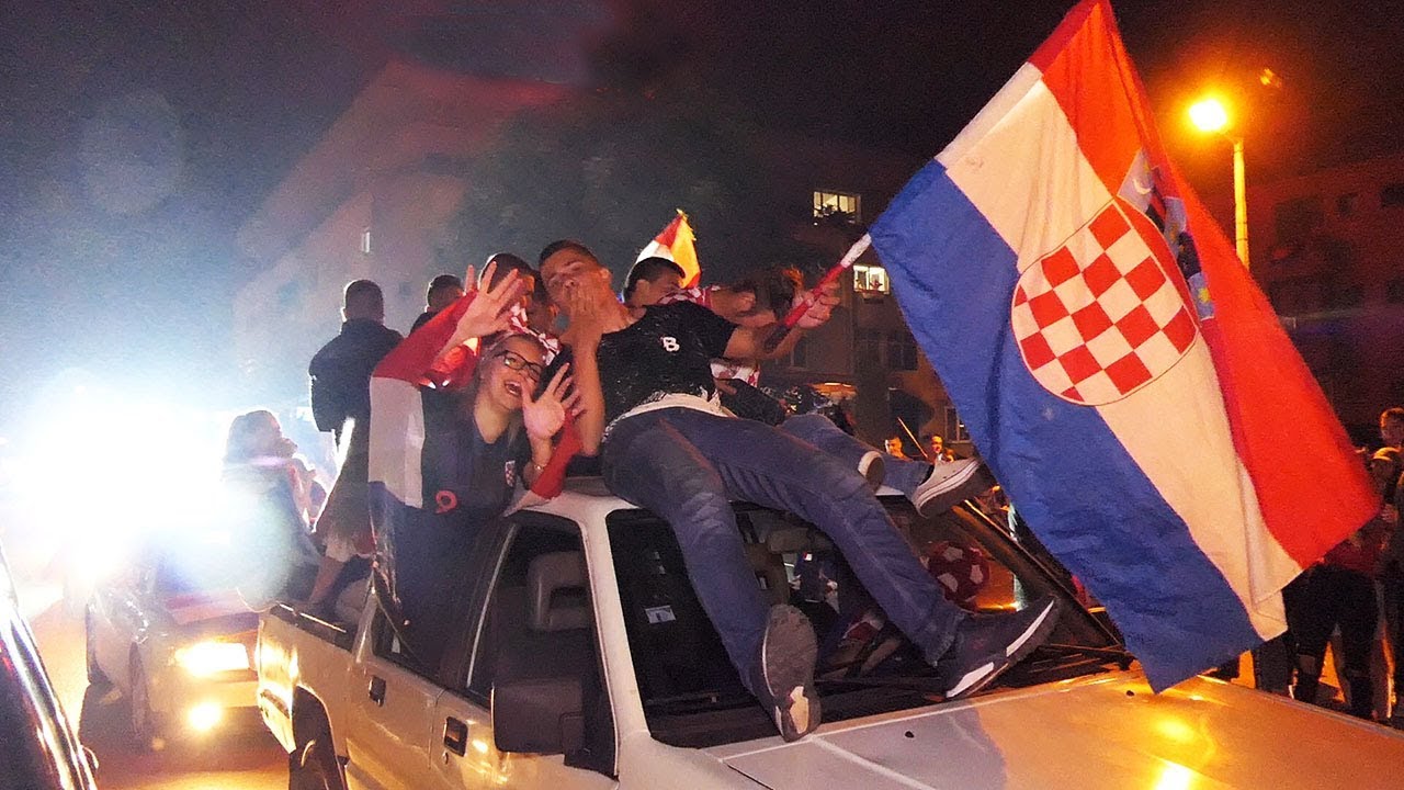 Središnja Bosna slavi pobjedu Hrvatske nad Engleskom