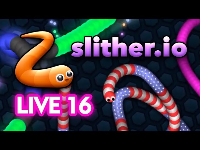 Slither.io Live Stream , THEJSK Gamer @YT LiVE