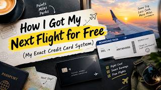 How I Got My Next Flight for Free (My Exact Credit Card System)