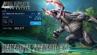 Behemoth Steward EX2 battle guide - Critical Threat event || Final Fantasy VII Ever Crisis